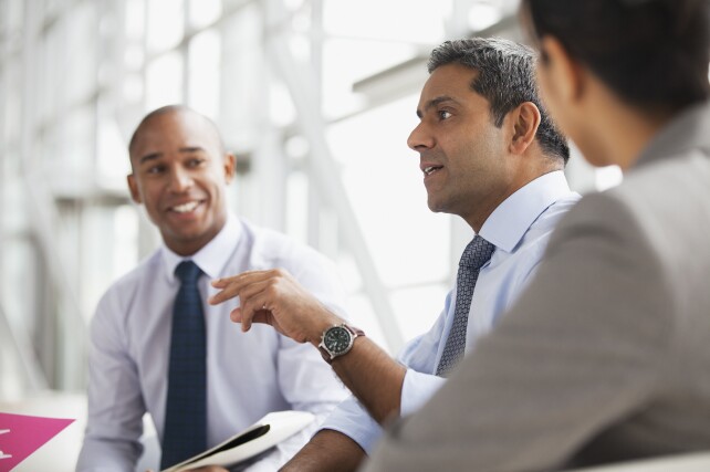 Business people in meeting