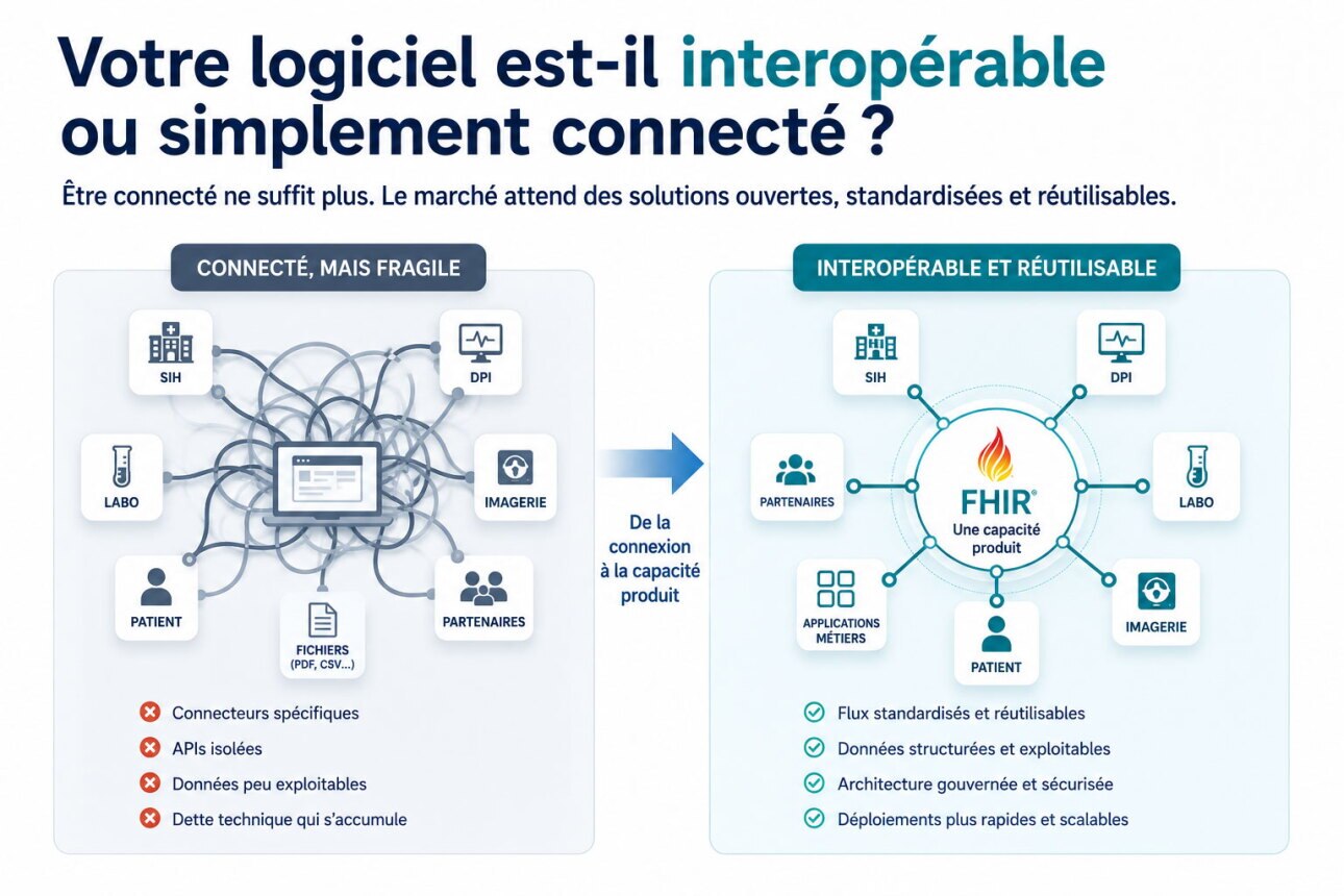 Votre logiciel santé est-il vraiment interopérable — ou simplement connecté ?