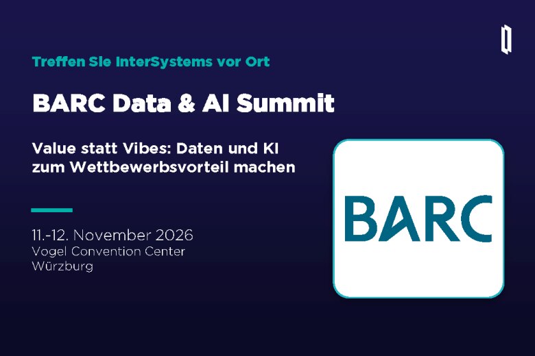 InterSystems beim BARC Data AI Summit