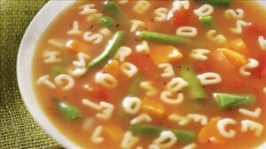 bowl of alphabet soup