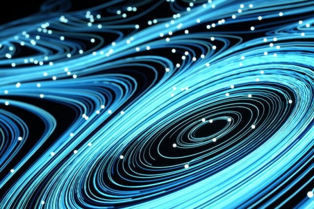 blue abstract image