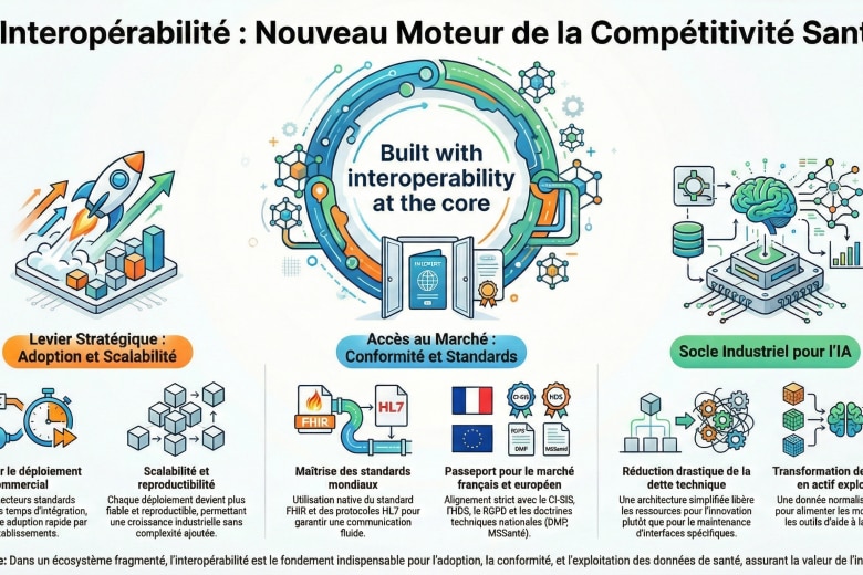 L'interopérabilité : Nouveau moteur de la compétitivité des éditeurs santé
