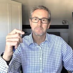 Image contains a headshot of Mark Ferguson,  Supply Chain Sales Manager, InterSystems UK