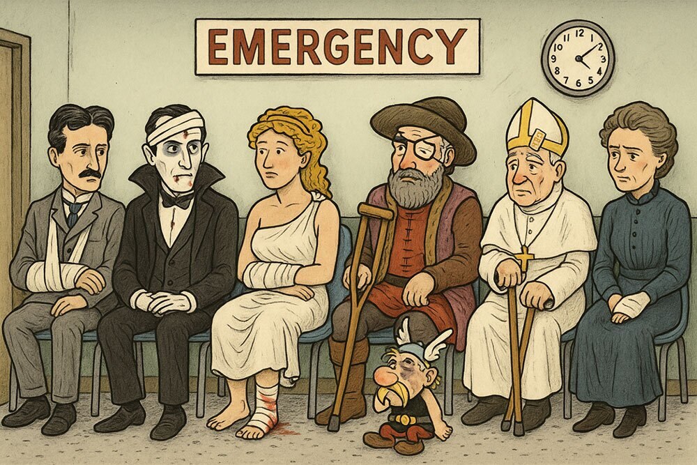 Primary Use means the Emergency Room in Belgium has your medical resume on file, even if you are Nikola Tesla, Dracula, Aphrodite, Vasco Da Gama, Asterix, The Pope or Marie Curie.