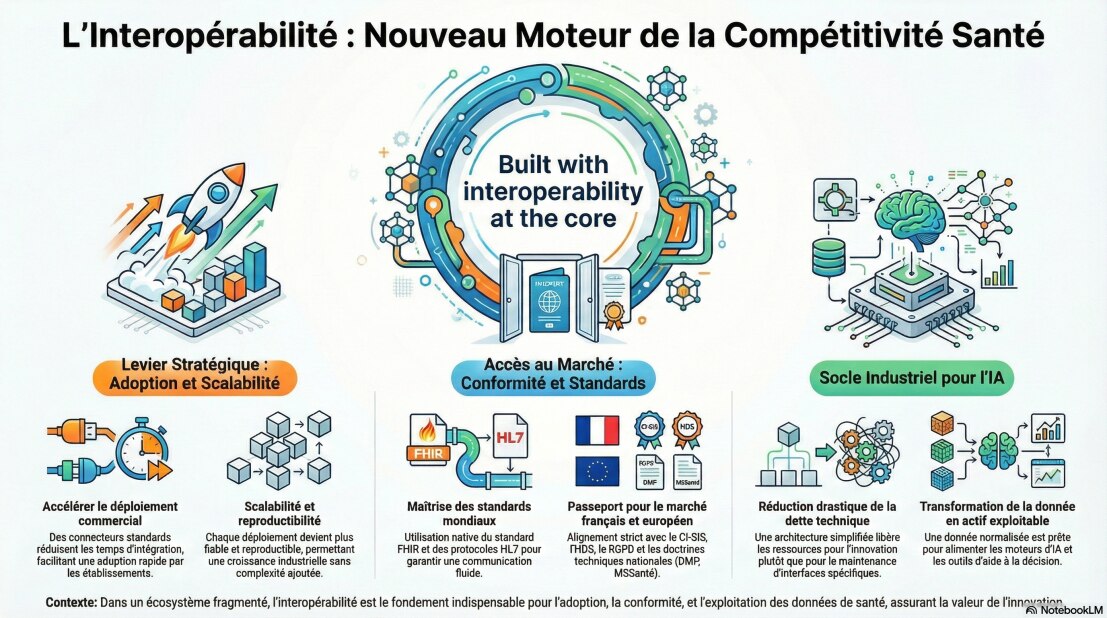 L'interopérabilité : Nouveau moteur de la compétitivité des éditeurs santé