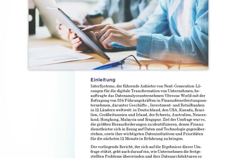 Die größten Daten- und Technologieherausforderungen Finanzbranche