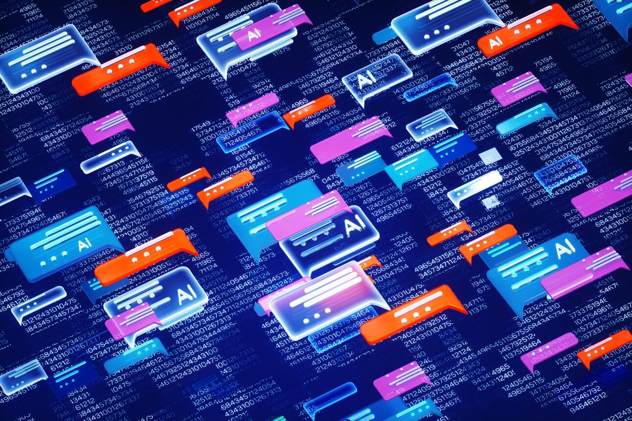 AI chat icons