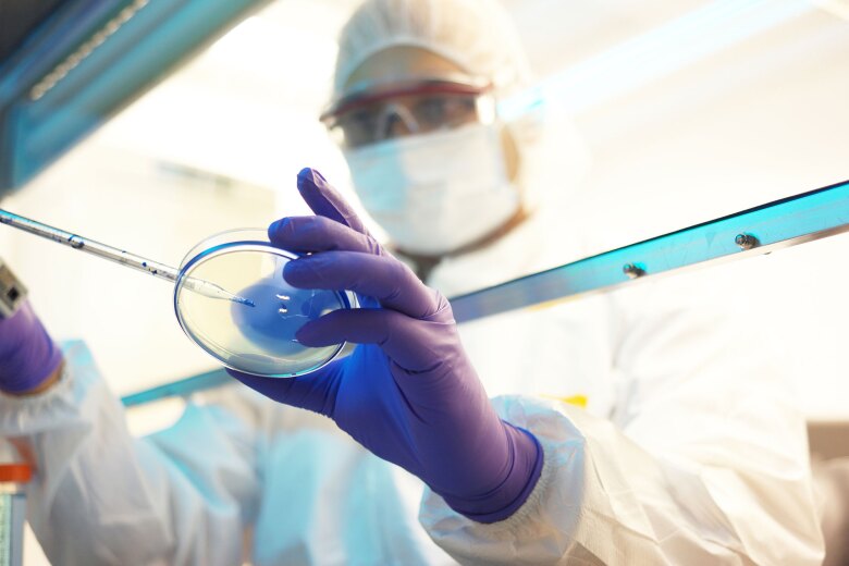 scientist conducting research in a lab