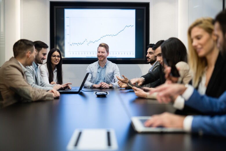 Business people in a meeting