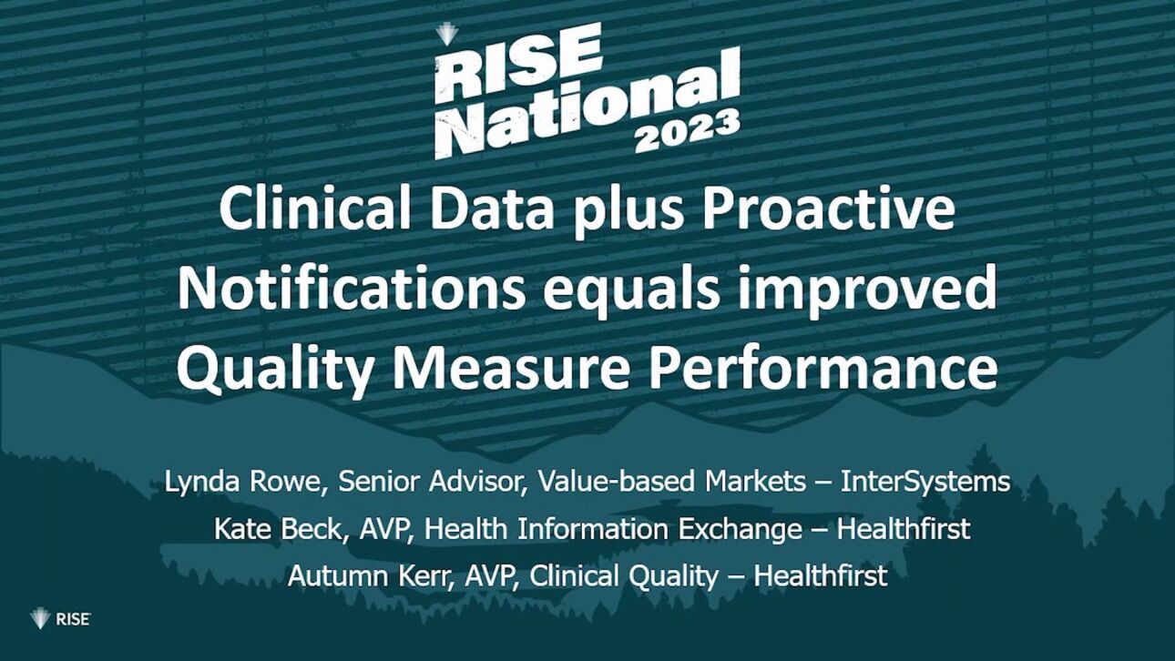 Clinical Data Plus Proactive Notifications webinar