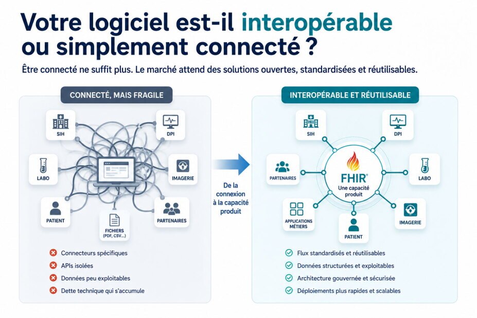 Votre logiciel santé est-il vraiment interopérable — ou simplement connecté ?